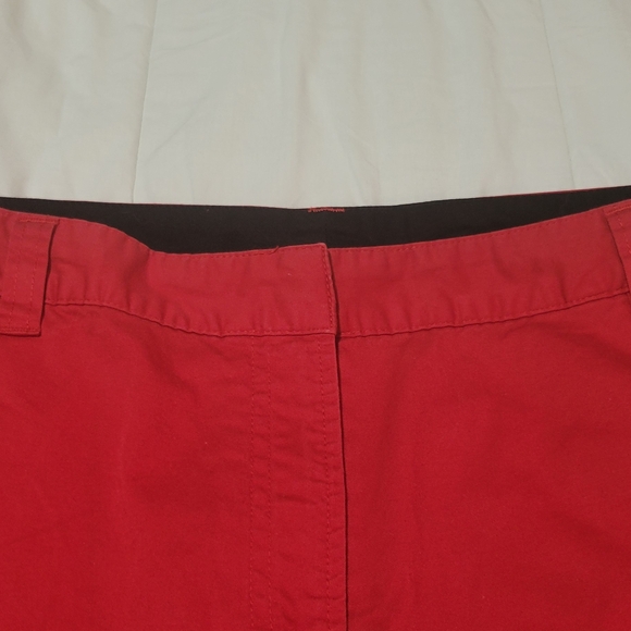 Kim Rogers Red Women's Bermuda Shorts - Picture 2 of 3